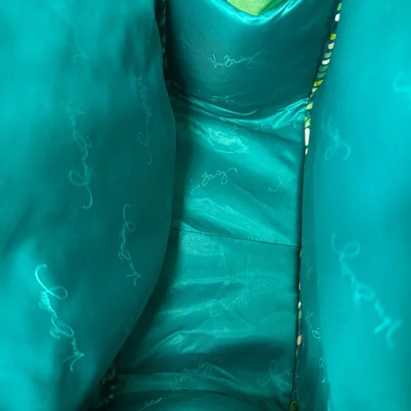 Vera Bradley Disney Parks Mickey Mouse Green Canvas Backpack Travel Bag - Picture 7 of 7